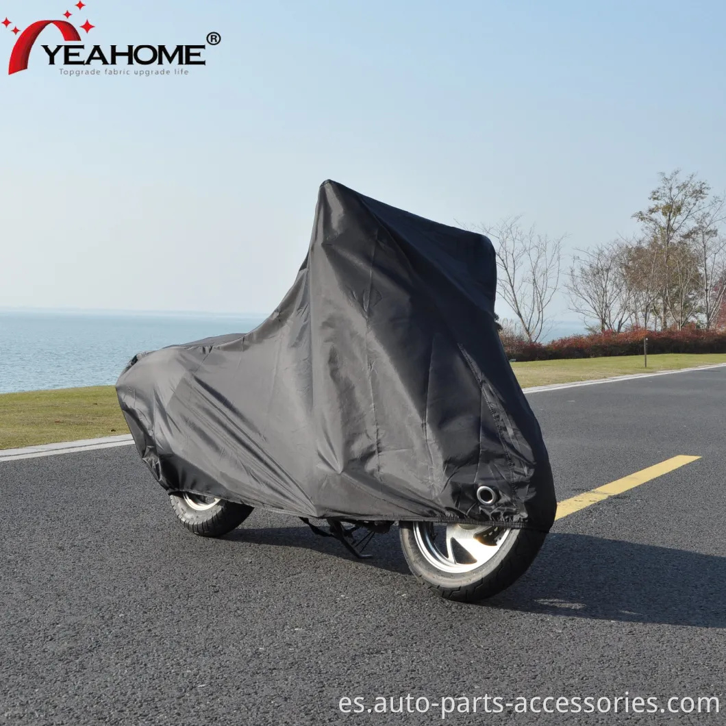 Cubierta de motocicleta de protección de doble capa no tejida Oxford Cubierta de bicicleta a prueba de agua